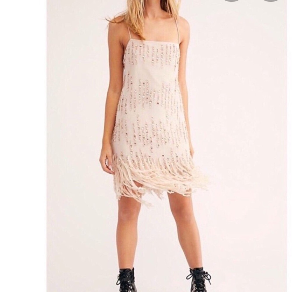 Free People Crystal Clear Mini Dress
